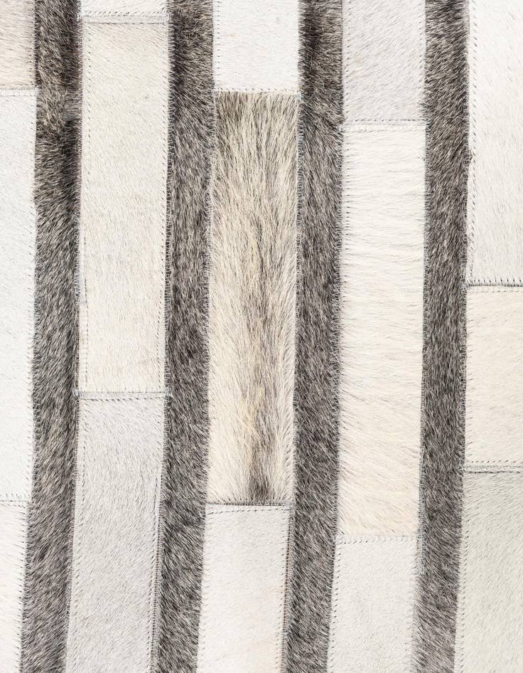 Detail image of  5' x 8' Cowhide Leather Rug