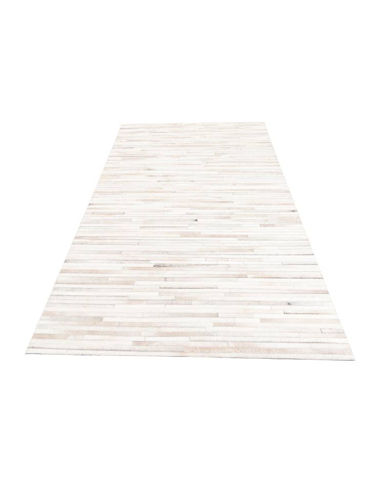 Detail image of  5' 1 x 8' 1 Cowhide Leather Rug