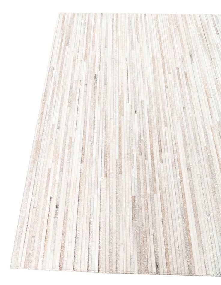 Detail image of  5' 1 x 8' 1 Cowhide Leather Rug