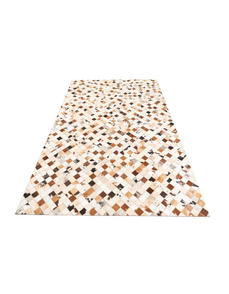 Detail image of  5' x 8' Cowhide Leather Rug