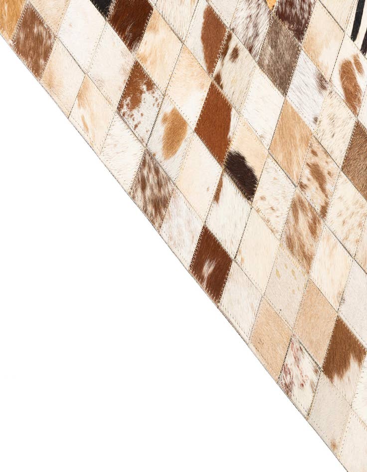 Detail image of  5' x 8' Cowhide Leather Rug