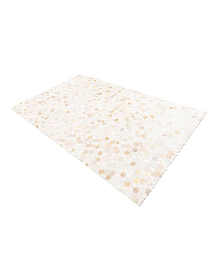 Detail image of  5' x 8' Cowhide Leather Rug