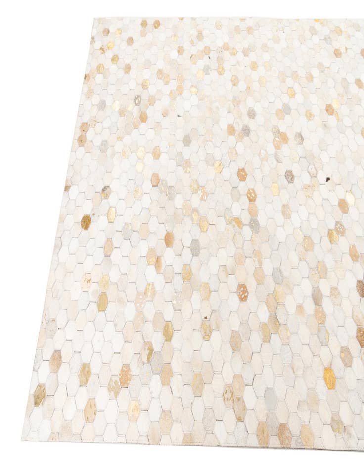 Detail image of  5' x 8' Cowhide Leather Rug