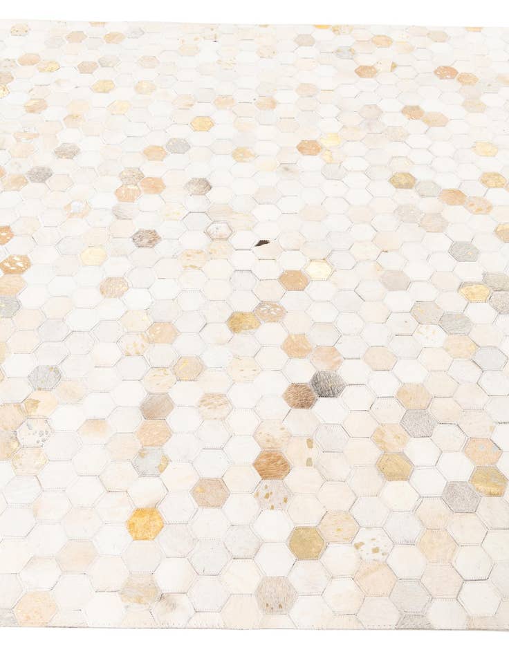 Detail image of  5' x 8' Cowhide Leather Rug