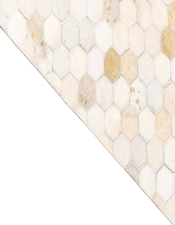 Detail image of  5' x 8' Cowhide Leather Rug