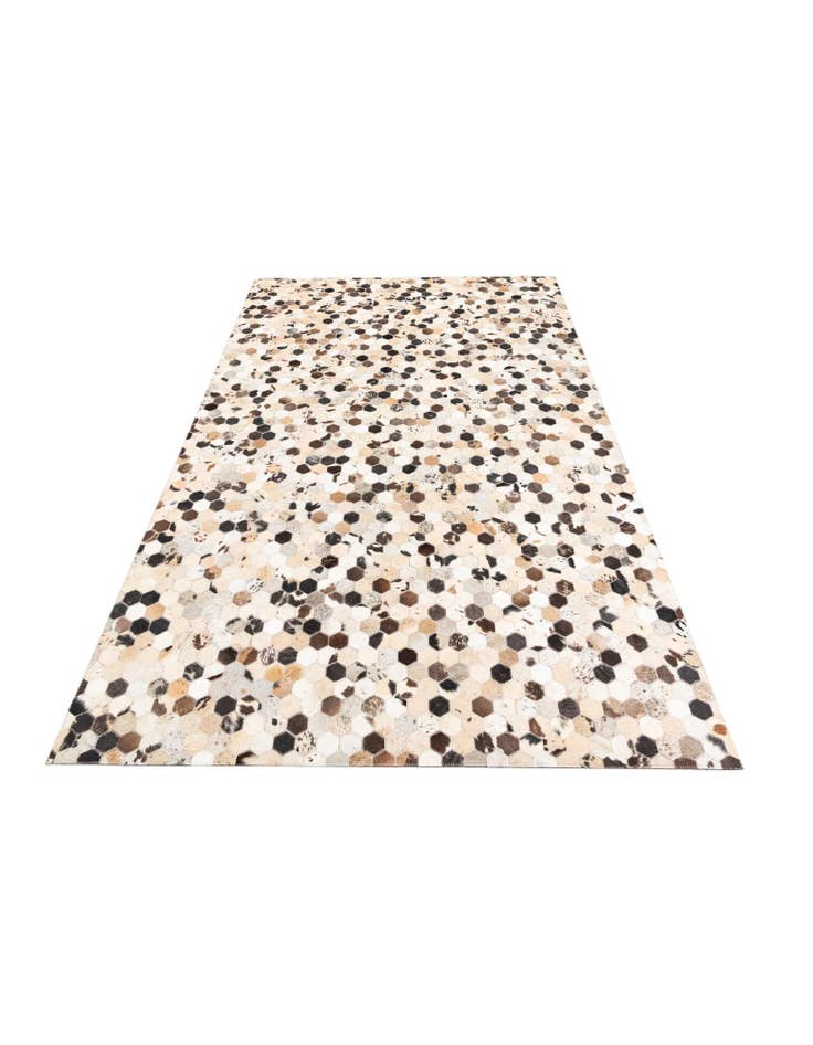 Detail image of  5' 2 x 8' Cowhide Leather Rug