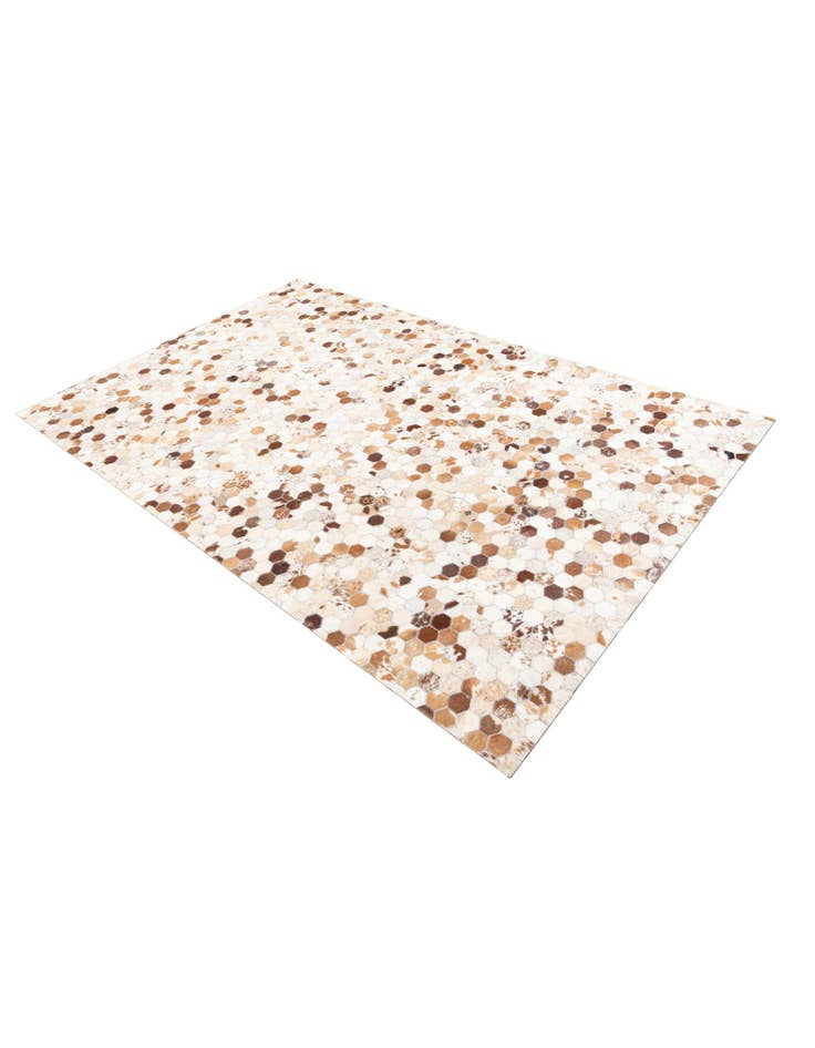 Detail image of  5' 2 x 8' Cowhide Leather Rug