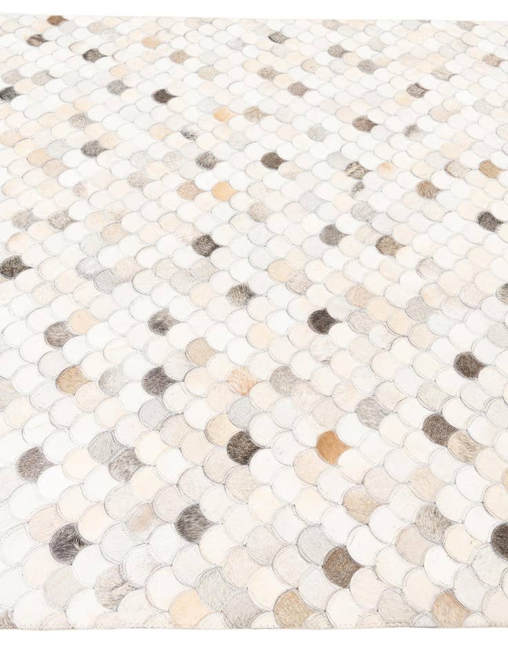 Detail image of  5' x 8' 1 Cowhide Leather Rug