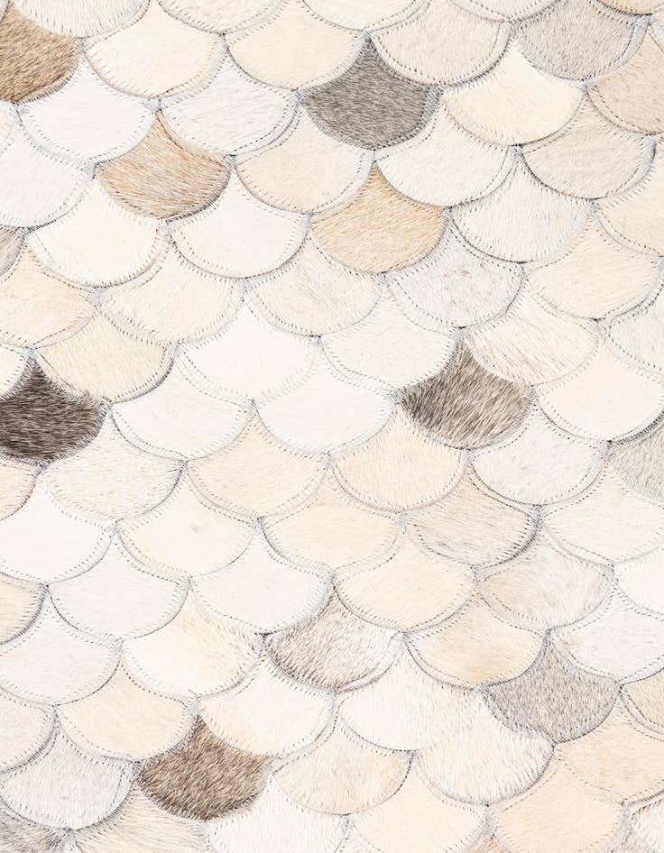 Detail image of  5' x 8' 1 Cowhide Leather Rug