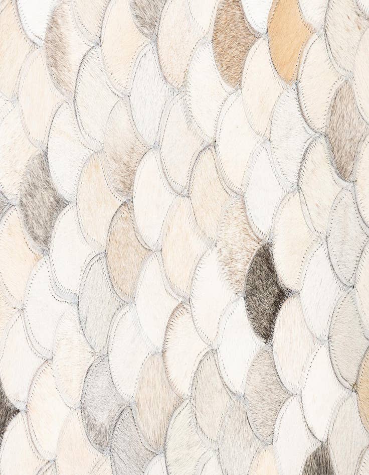 Detail image of  5' x 8' 1 Cowhide Leather Rug