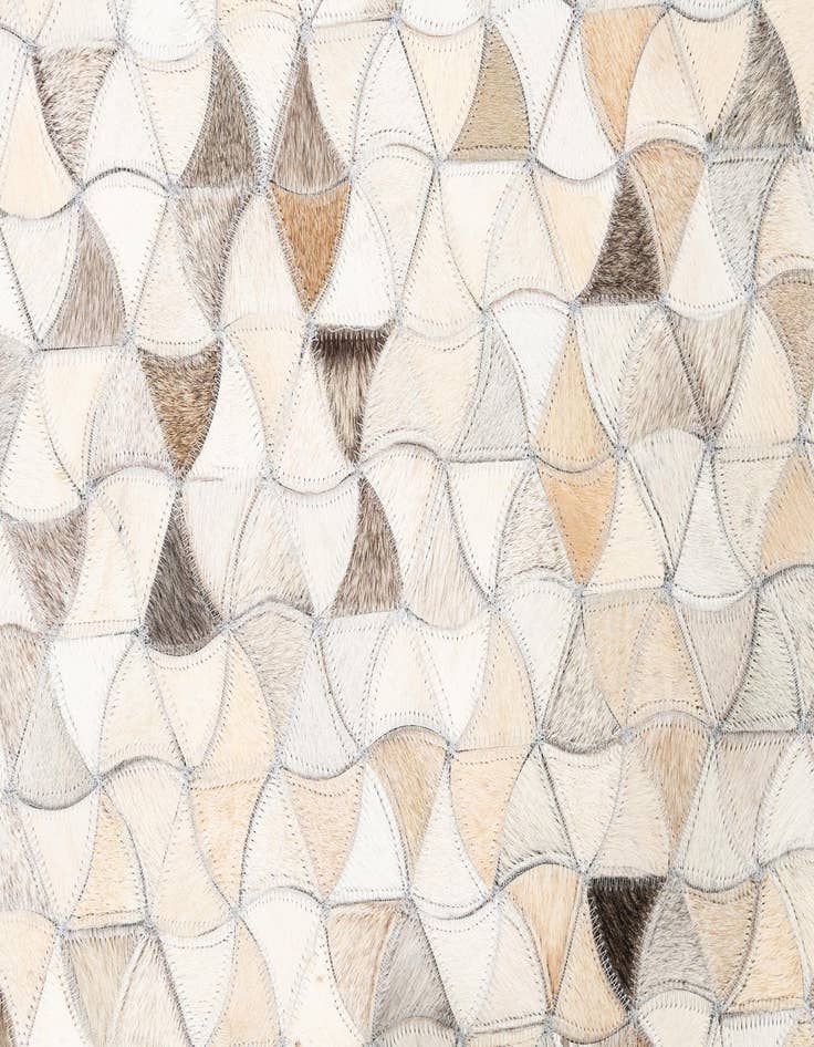 Detail image of  5' 2 x 8' Cowhide Leather Rug