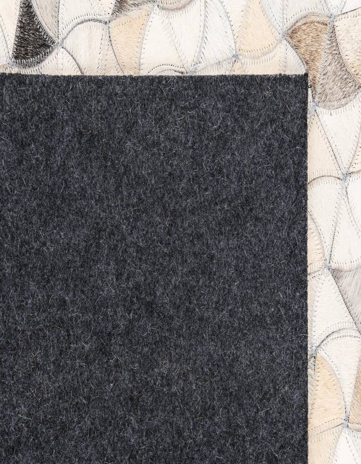 Detail image of  5' 2 x 8' Cowhide Leather Rug