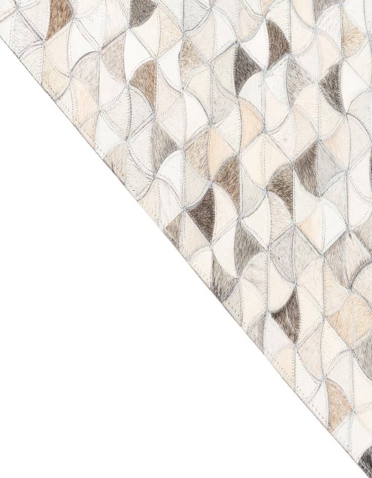 Detail image of  5' x 8' 1 Cowhide Leather Rug