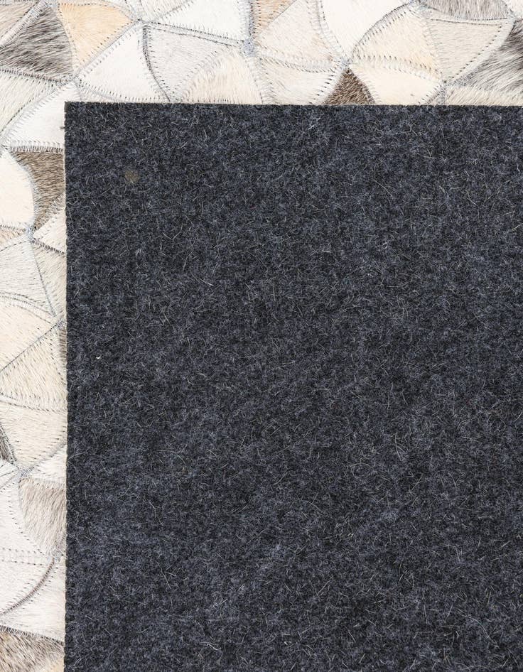 Detail image of  5' x 8' 1 Cowhide Leather Rug