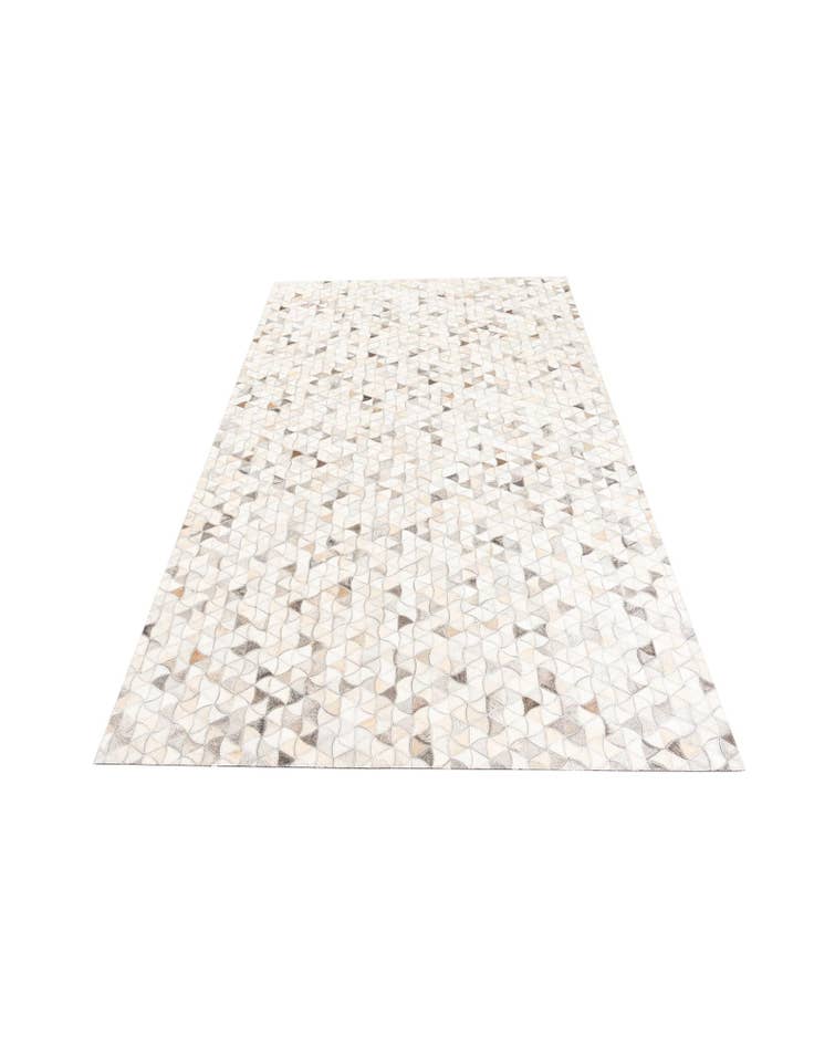 Detail image of  4' 10 x 7' 10 Cowhide Leather Rug