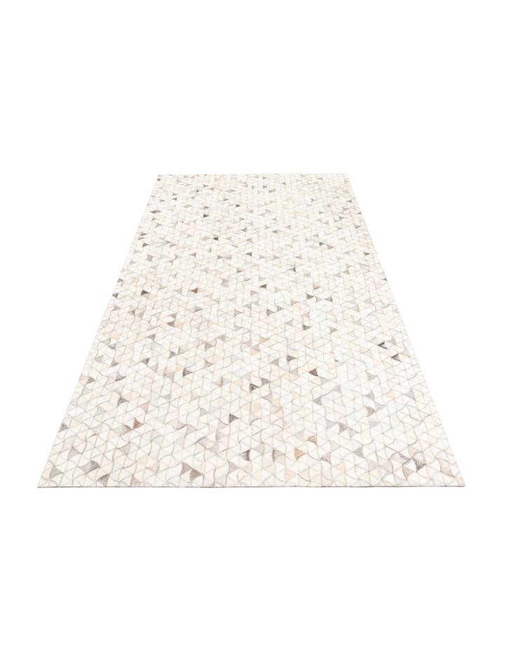 Detail image of  5' 1 x 8' 1 Cowhide Leather Rug