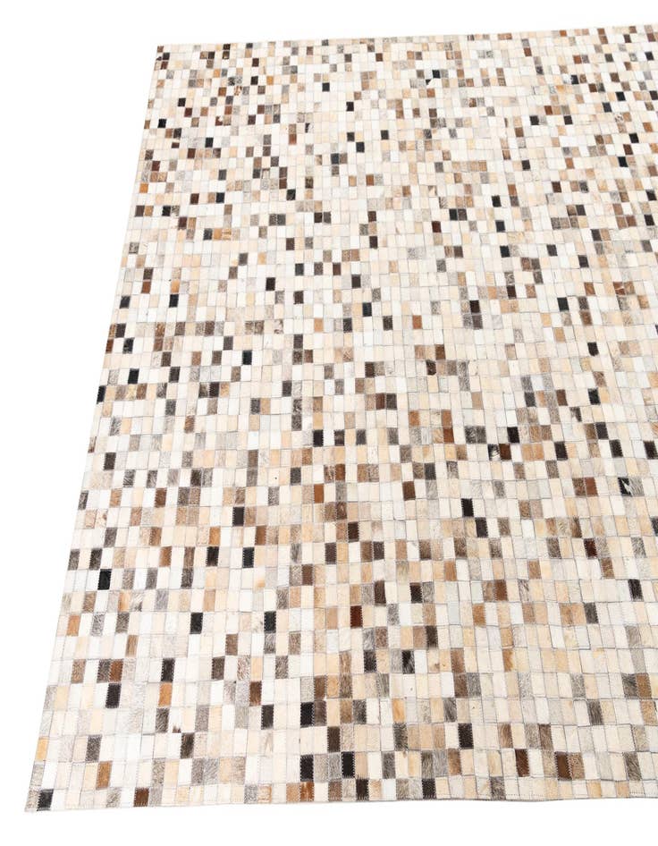 Detail image of  5' x 8' 1 Cowhide Leather Rug