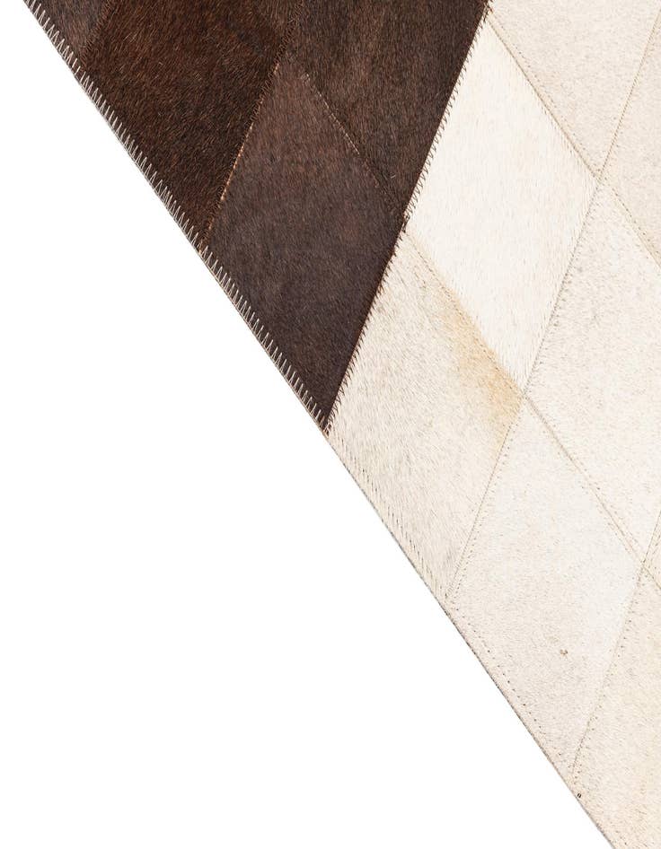 Detail image of  5' x 8' Cowhide Leather Rug