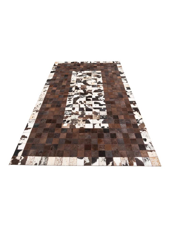 Detail image of  5' 1 x 8' Cowhide Leather Rug