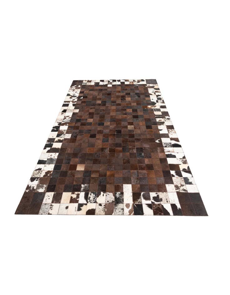 Detail image of  5' x 8' Cowhide Leather Rug