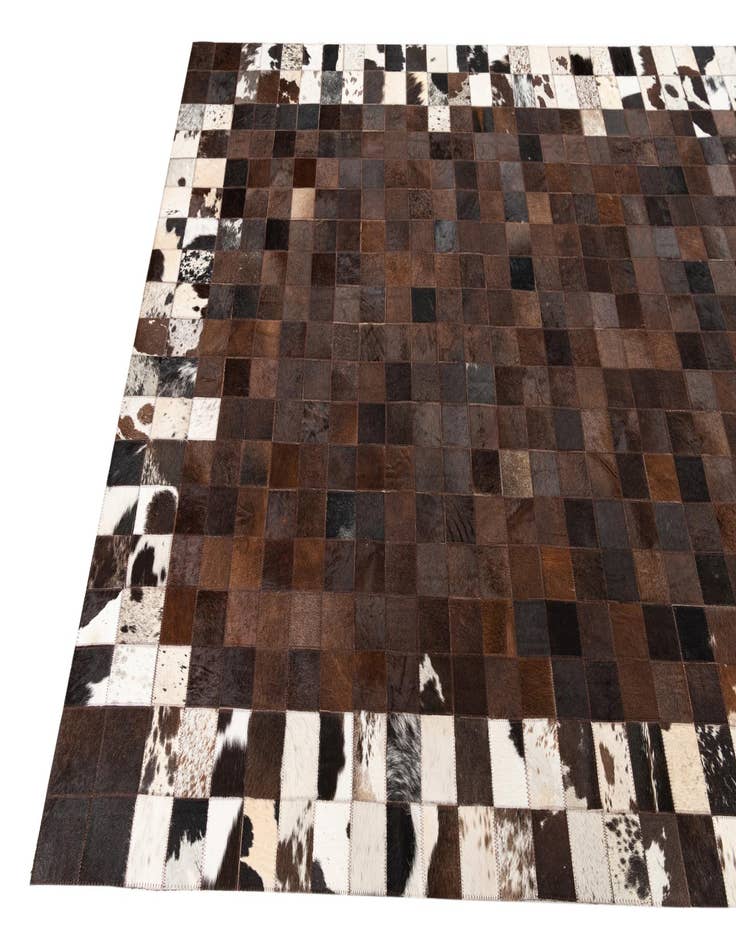 Detail image of  5' x 8' Cowhide Leather Rug
