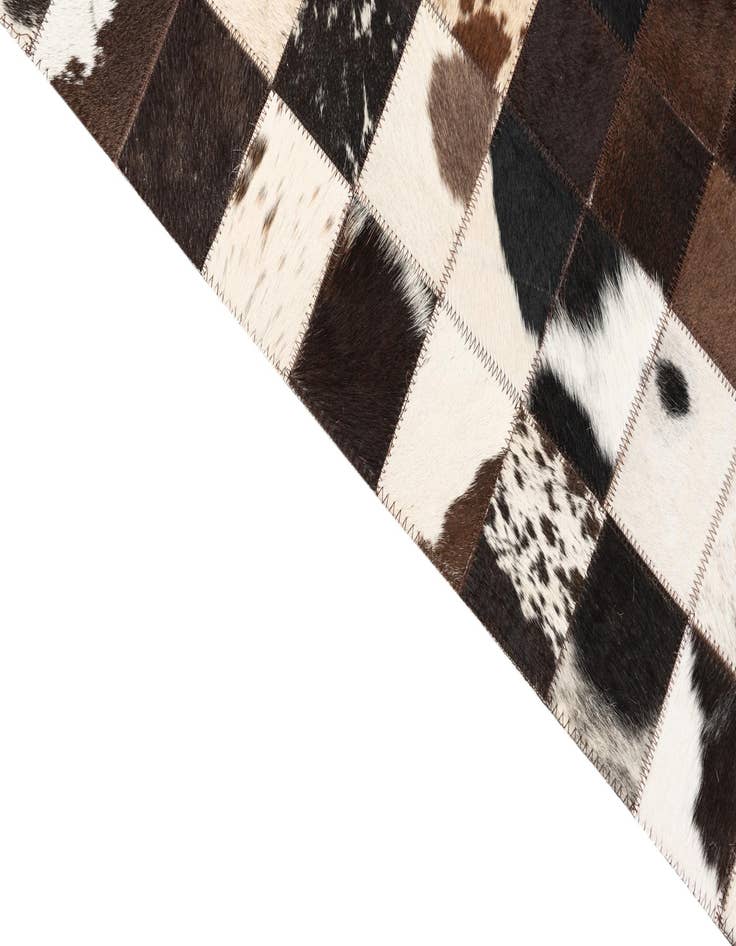 Detail image of  5' x 8' Cowhide Leather Rug