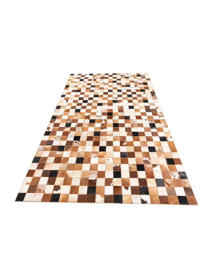 Detail image of  5' x 8' 1 Cowhide Leather Rug