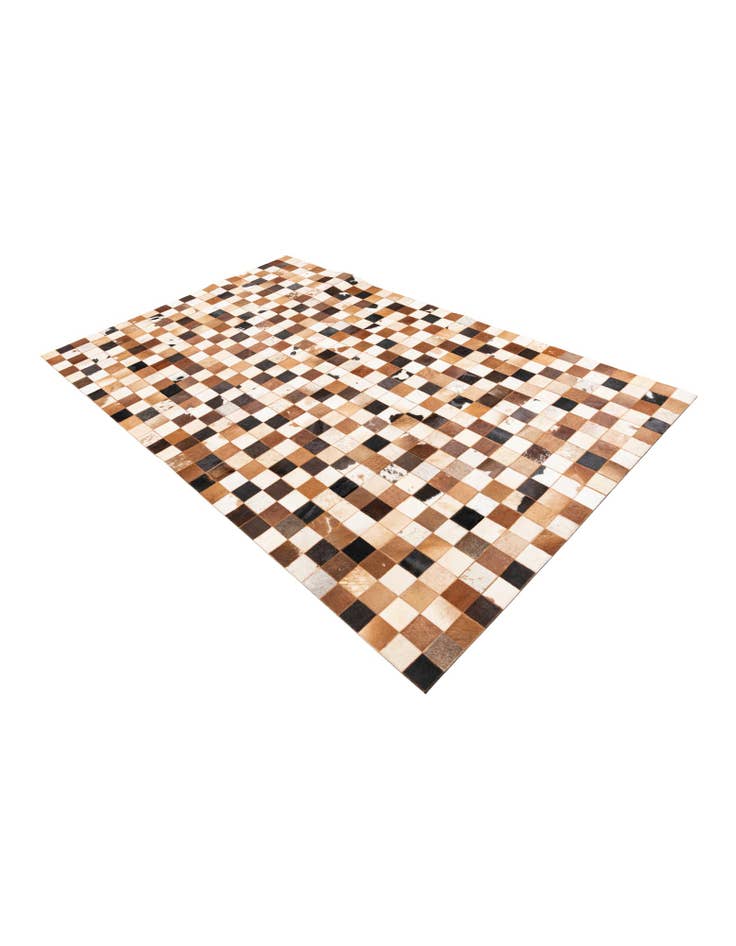 Detail image of  5' x 8' Cowhide Leather Rug