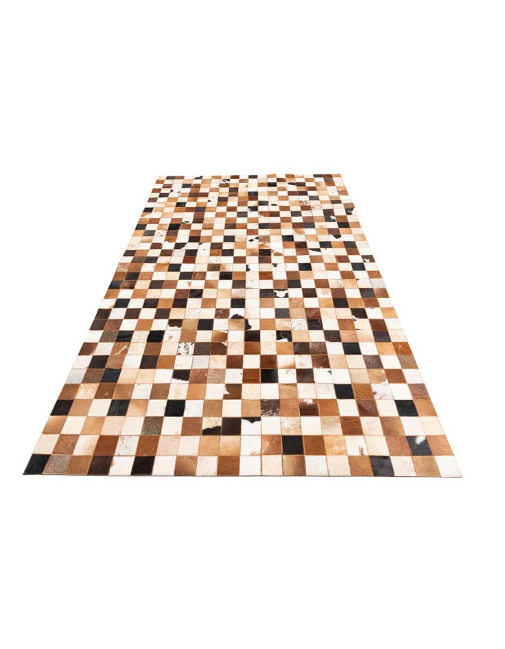 Detail image of  5' x 8' Cowhide Leather Rug