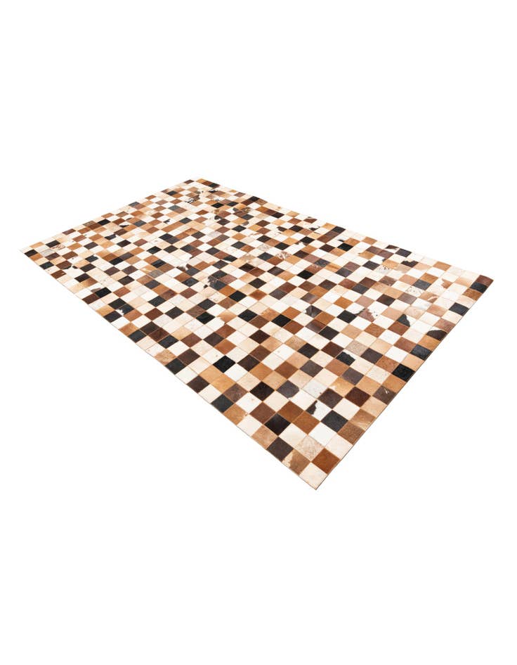 Detail image of  5' x 8' 1 Cowhide Leather Rug