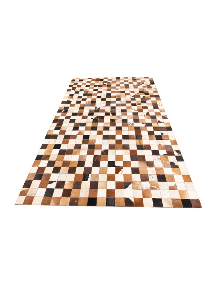 Detail image of  5' x 8' 1 Cowhide Leather Rug