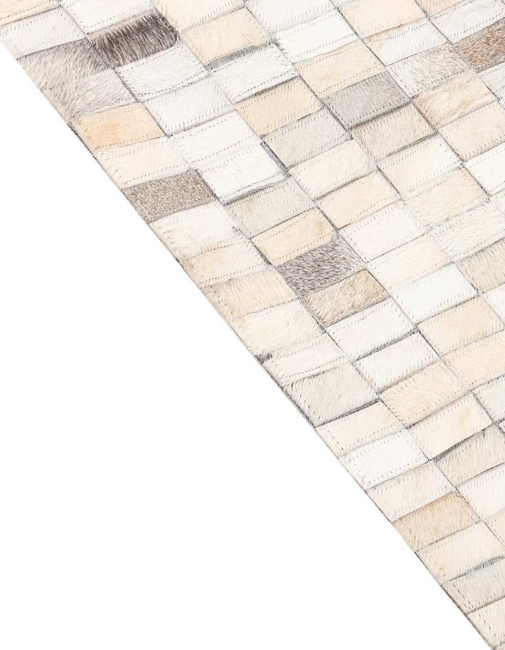 Detail image of  5' x 8' Cowhide Leather Rug