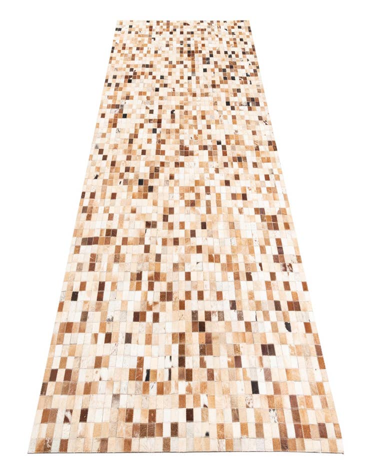 Detail image of  5' x 8' 1 Cowhide Leather Rug