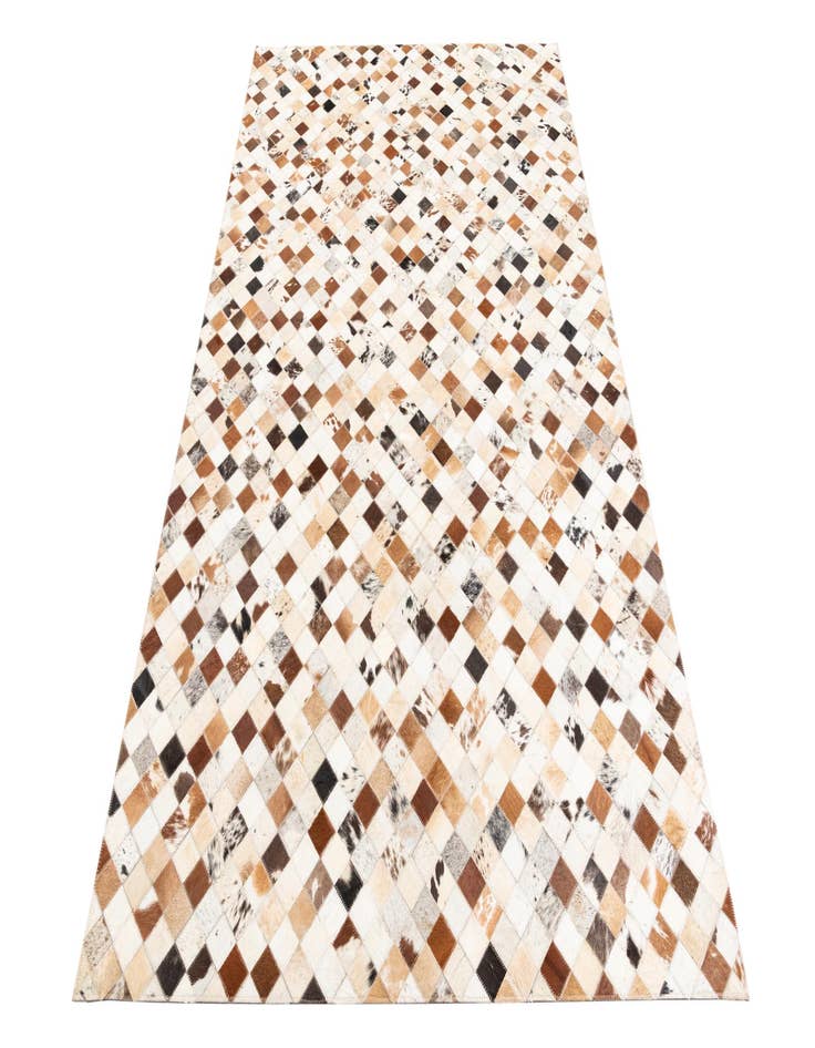 Detail image of  5' 1 x 8' Cowhide Leather Rug