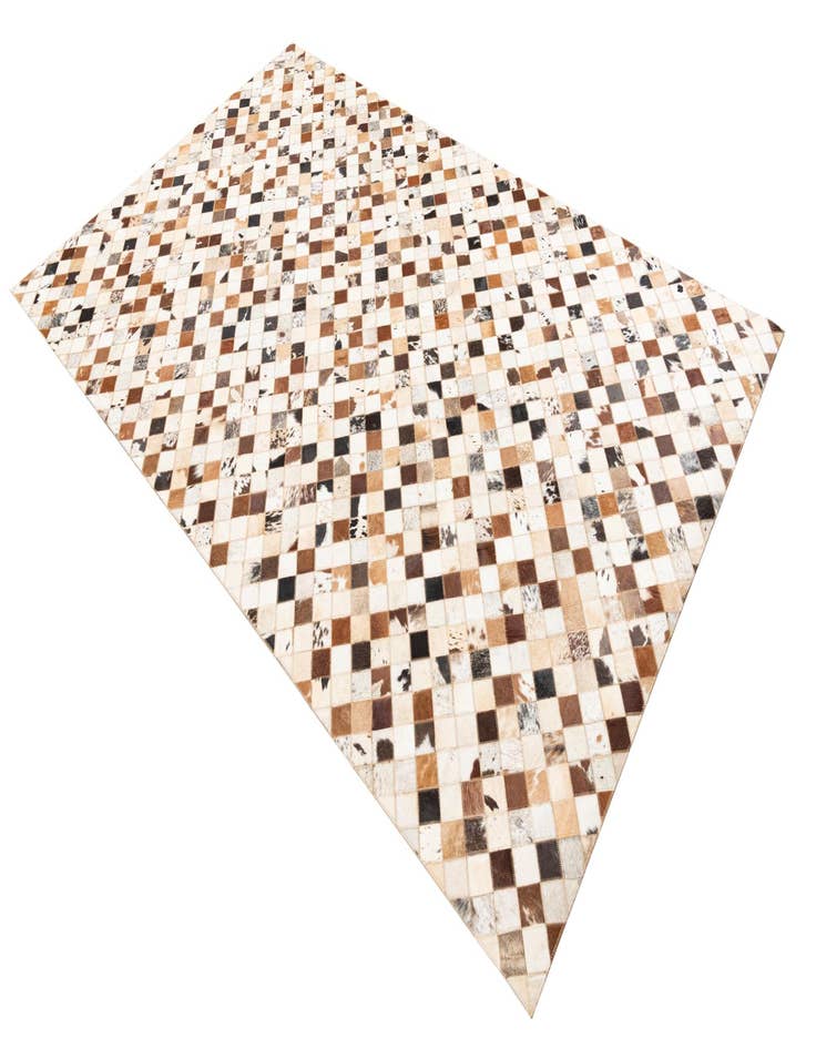 Detail image of  5' x 8' Cowhide Leather Rug