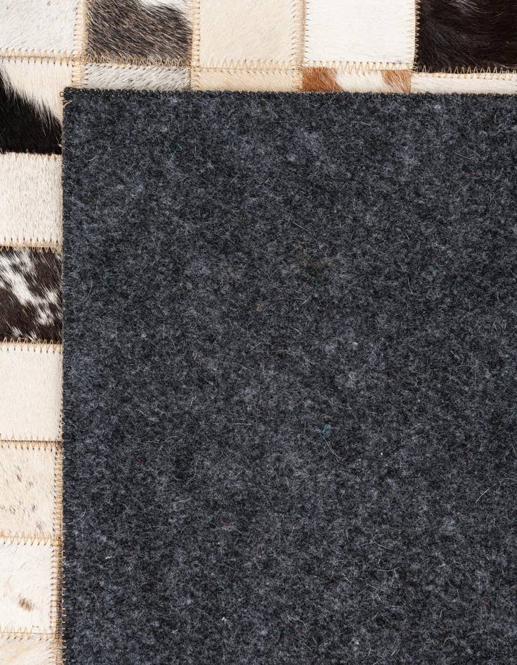 Detail image of  5' x 8' Cowhide Leather Rug