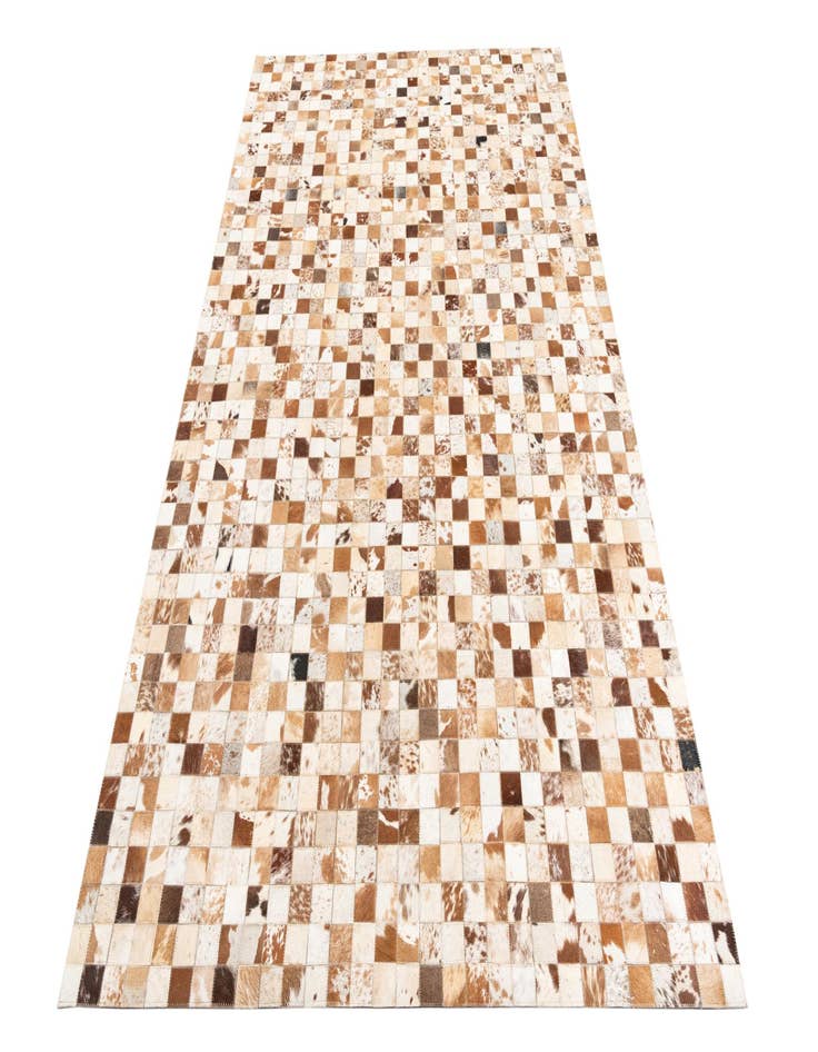 Detail image of  5' 1 x 8' Cowhide Leather Rug