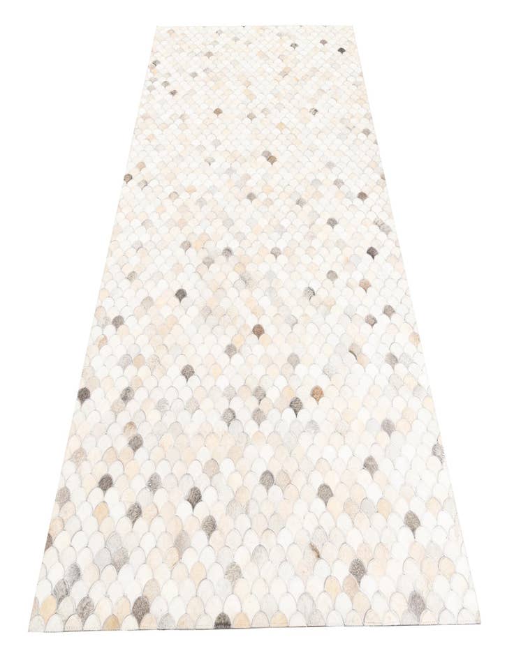 Detail image of  5' 1 x 8' Cowhide Leather Rug