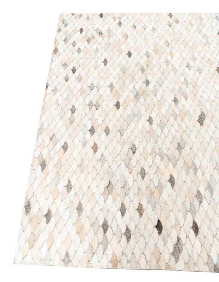 Detail image of  5' 1 x 8' Cowhide Leather Rug