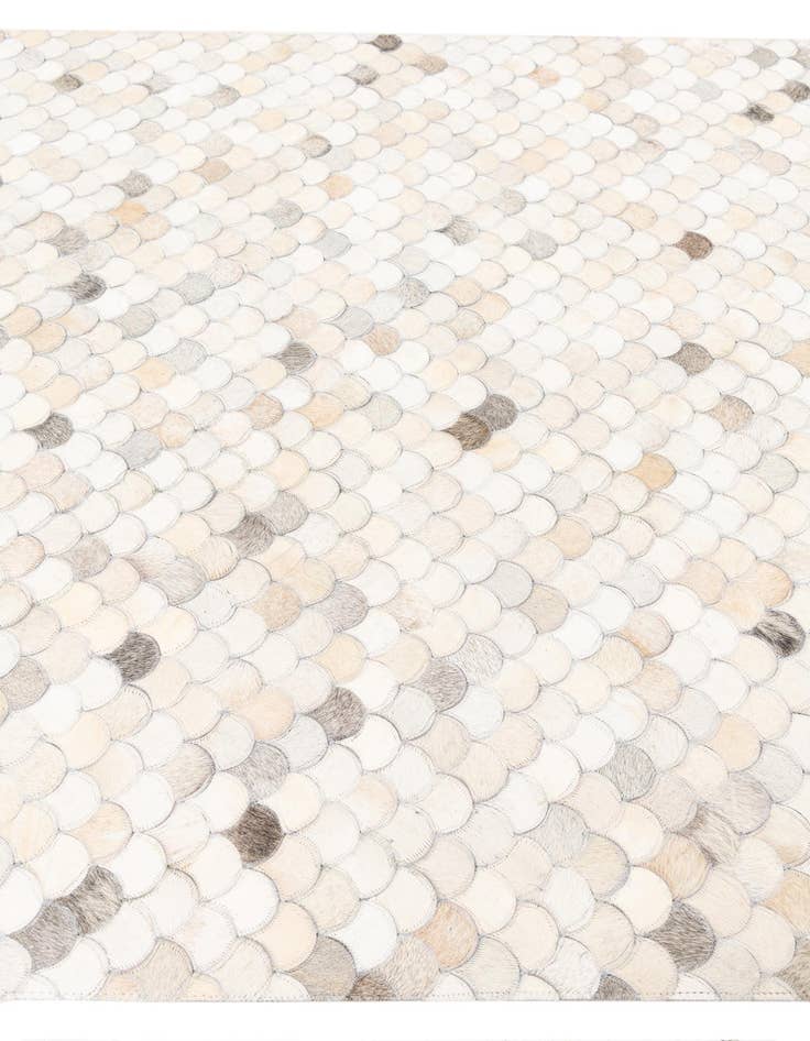 Detail image of  5' 1 x 8' Cowhide Leather Rug