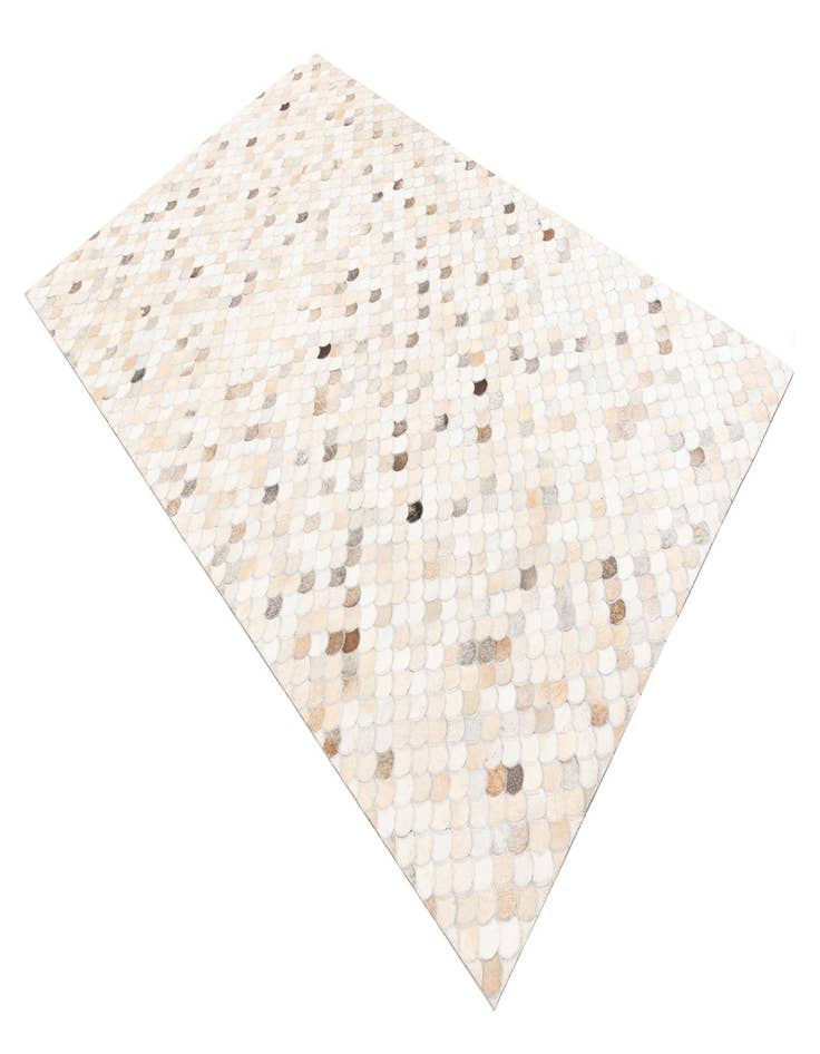 Detail image of  5' 1 x 8' Cowhide Leather Rug