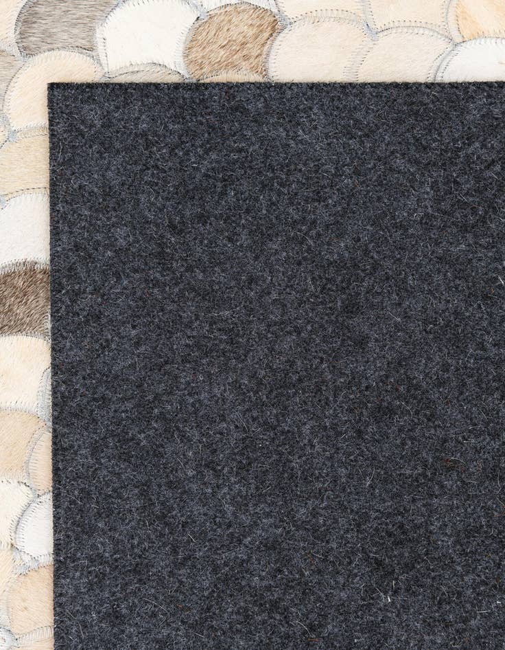 Detail image of  5' 1 x 8' Cowhide Leather Rug