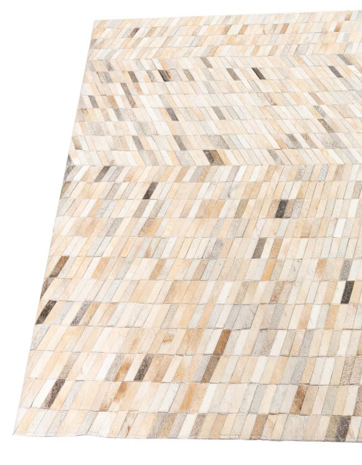 Detail image of  5' x 8' Cowhide Leather Rug