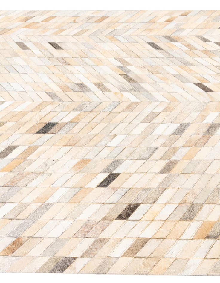 Detail image of  5' x 8' Cowhide Leather Rug