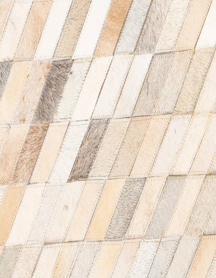 Detail image of  5' x 8' Cowhide Leather Rug