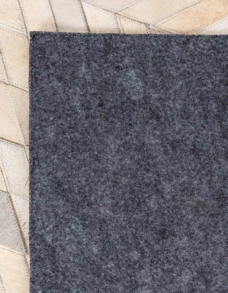 Detail image of  5' x 8' Cowhide Leather Rug