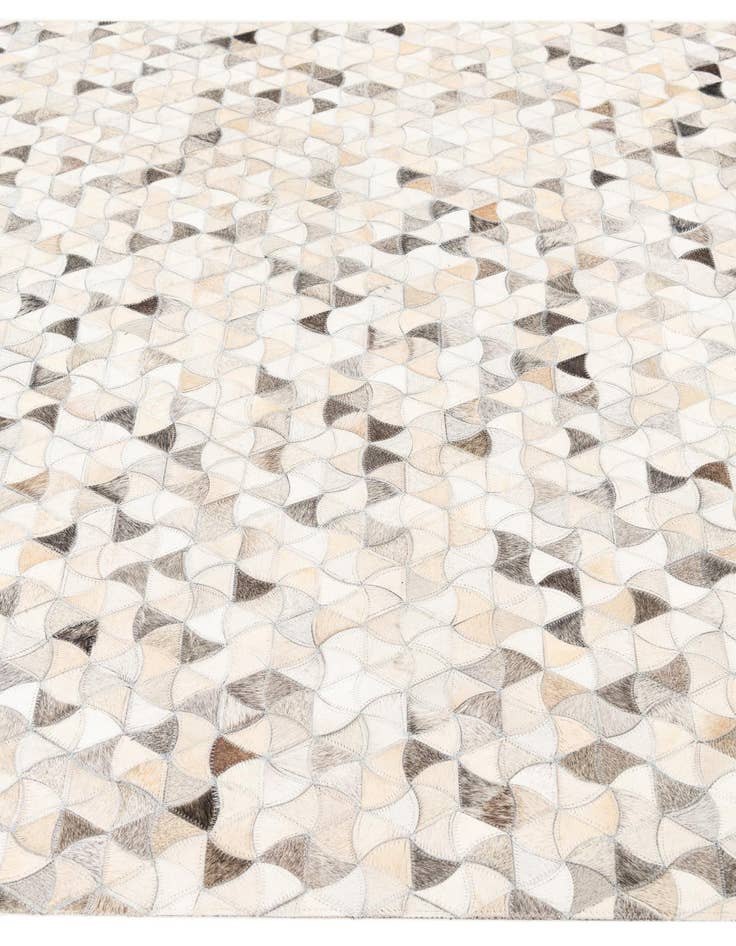 Detail image of  5' x 8' Cowhide Leather Rug