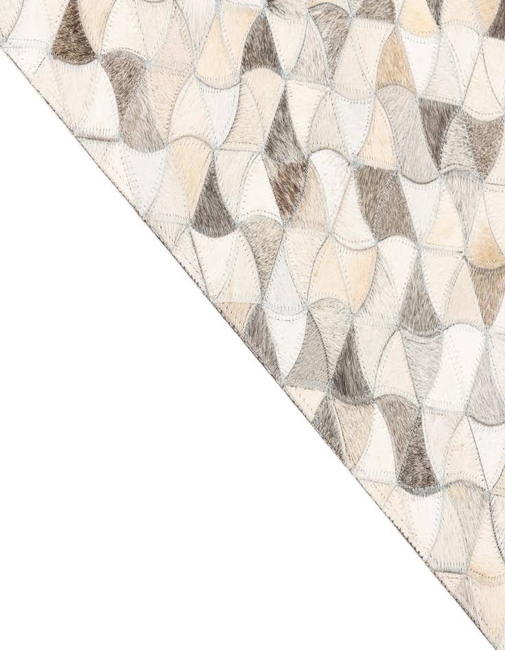 Detail image of  5' x 8' Cowhide Leather Rug