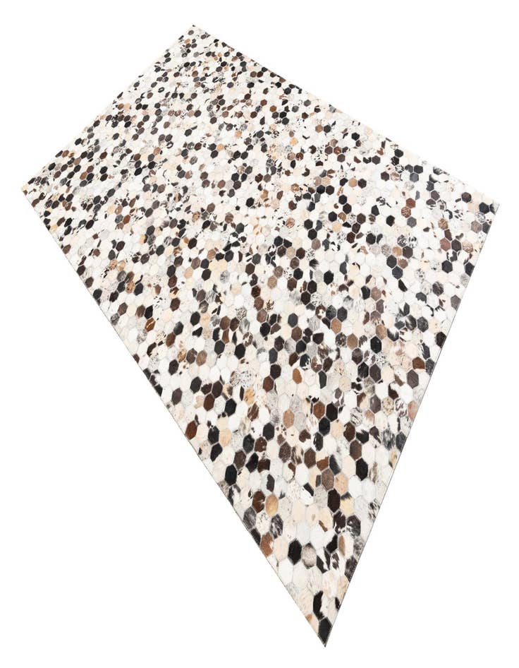 Detail image of  5' x 8' Cowhide Leather Rug