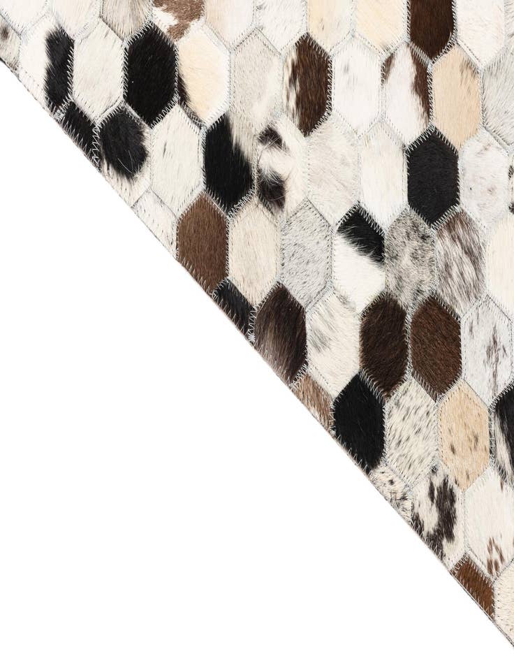 Detail image of  5' x 8' Cowhide Leather Rug